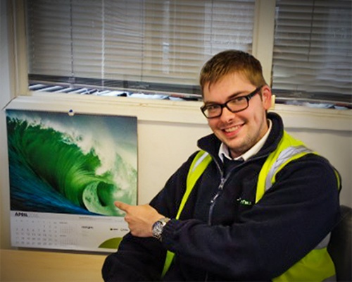 Ryan loves his free calendar