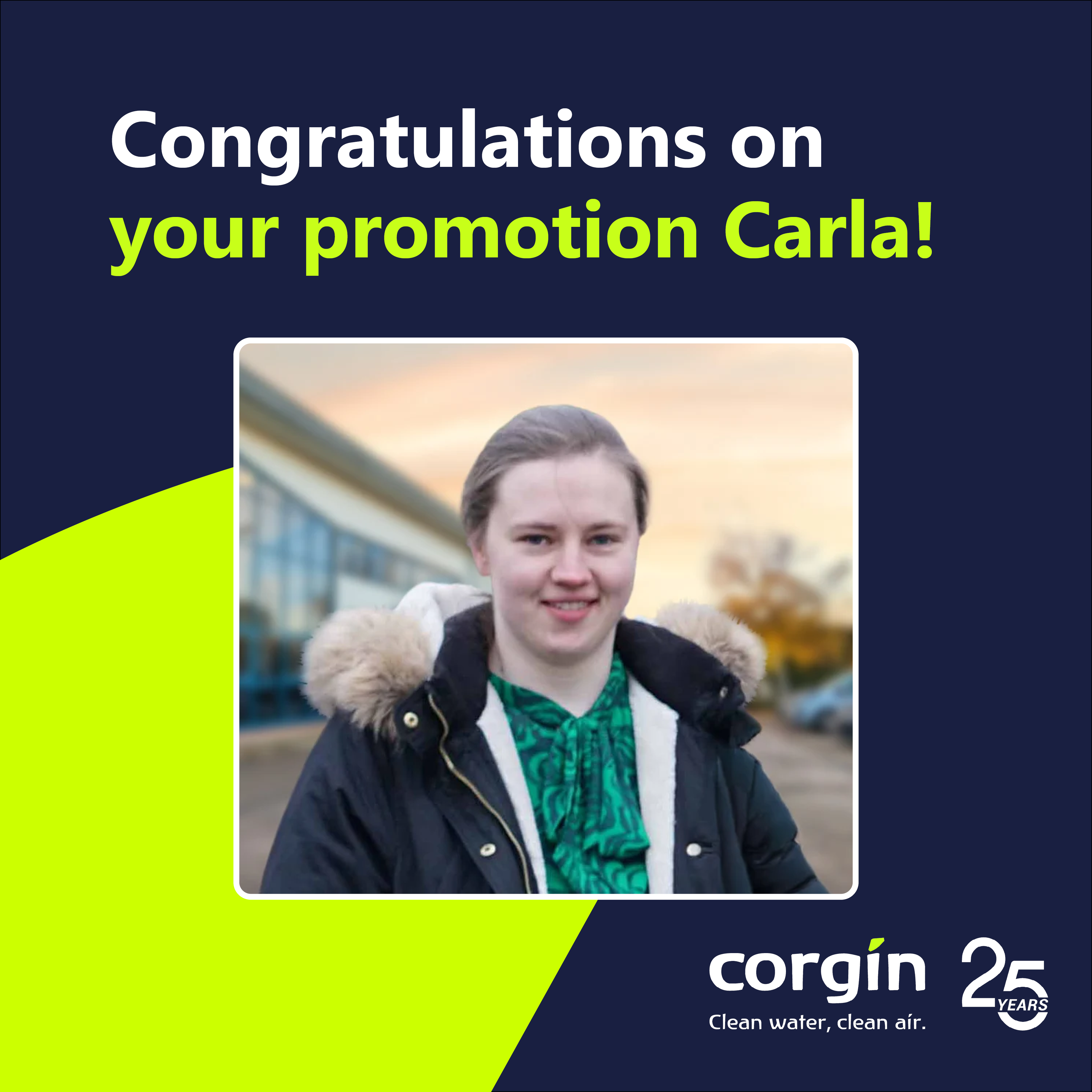 Carla Stacey Promoted to Hire Coordinator at Corgin