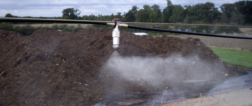 AtomisterHydro at work at a composting pad