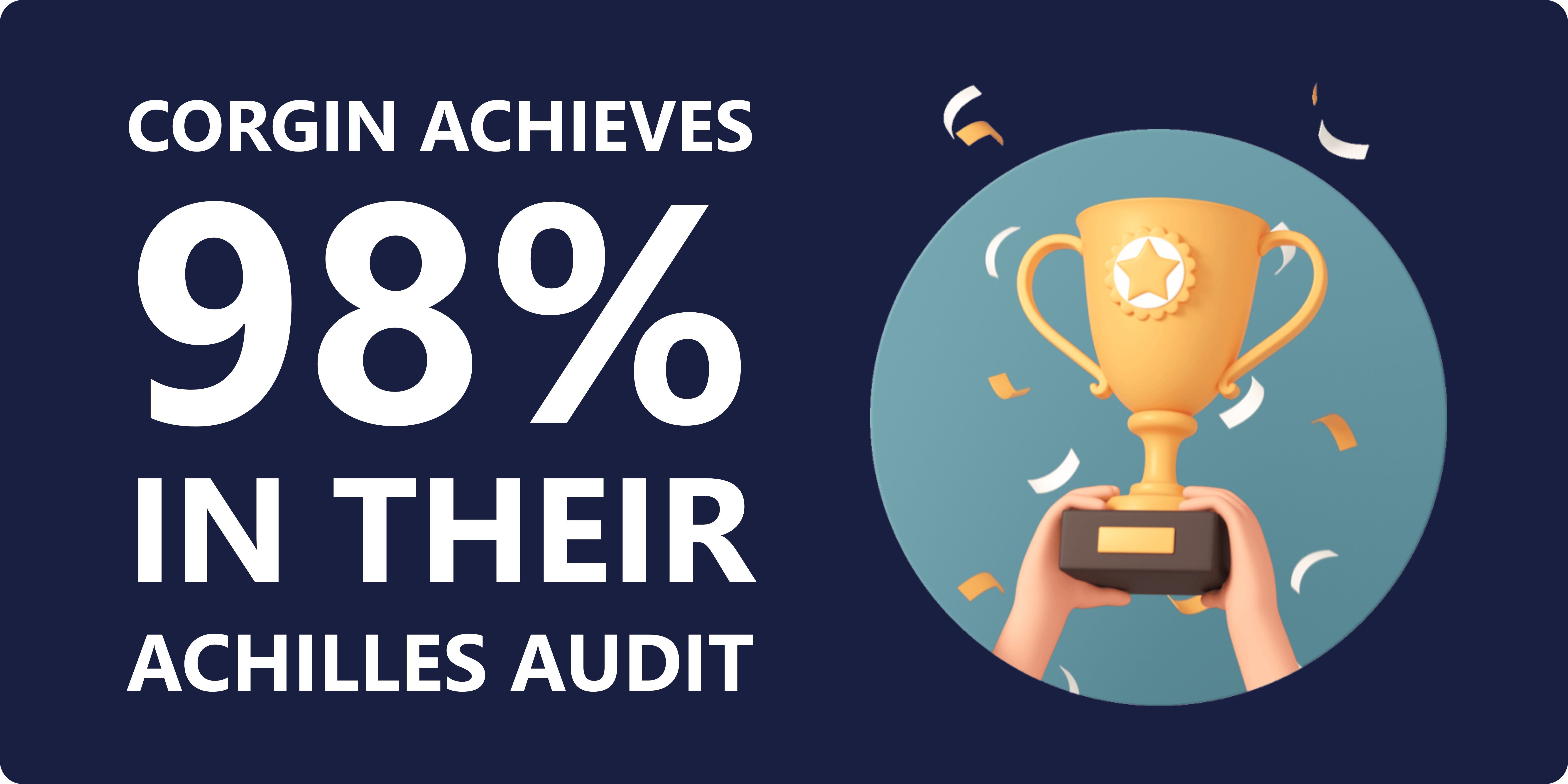 Corgin Achieves 98% in Their 2025 Achilles Audit