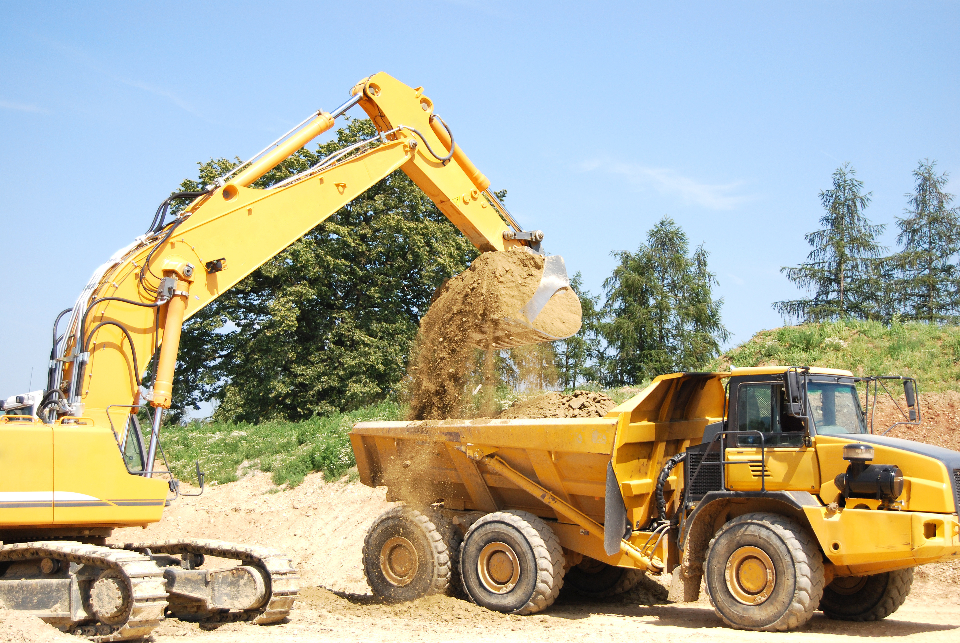 Construction Vehicle Loading & Unloading Dust Control | Corgin Ltd