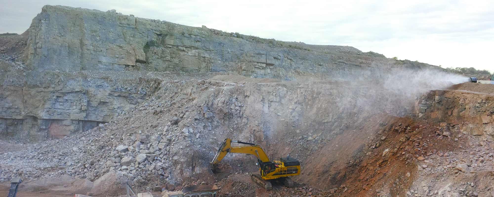 The popular choice for dust suppression in the quarrying industry