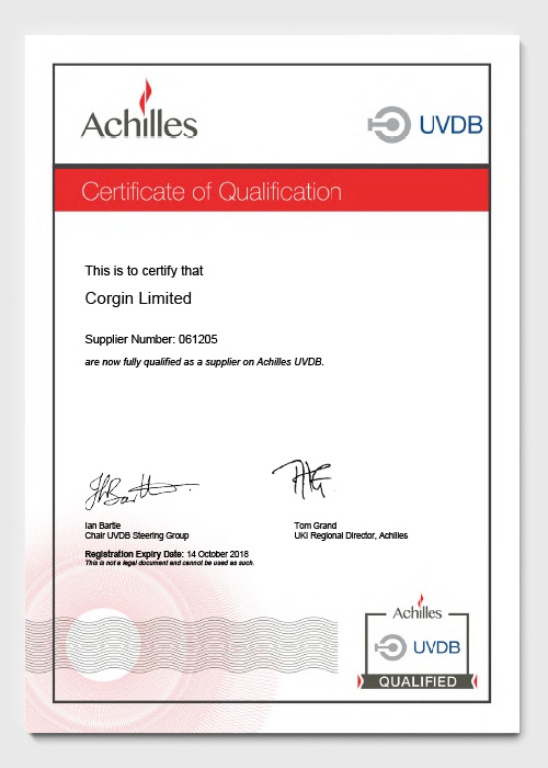 UVDB Verify Achilles Certificate