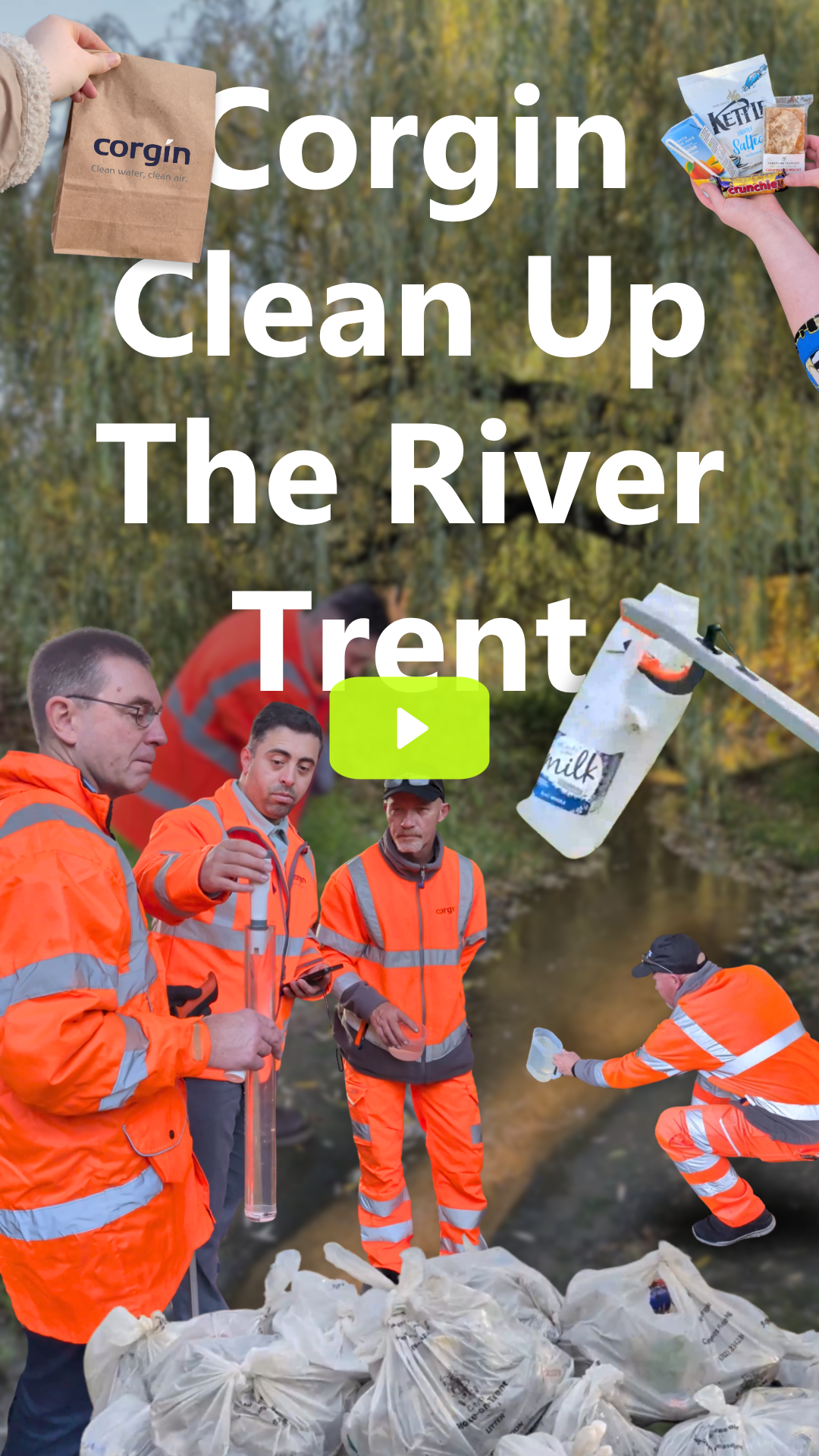 Corgin Volunteers for River Trent Clean-Up with Trent Rivers Trust [VIDEO]