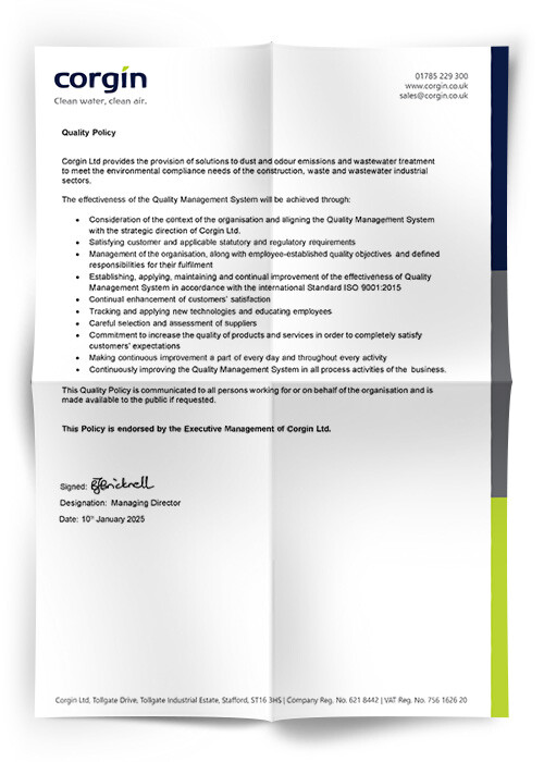 Quality Policy Statement